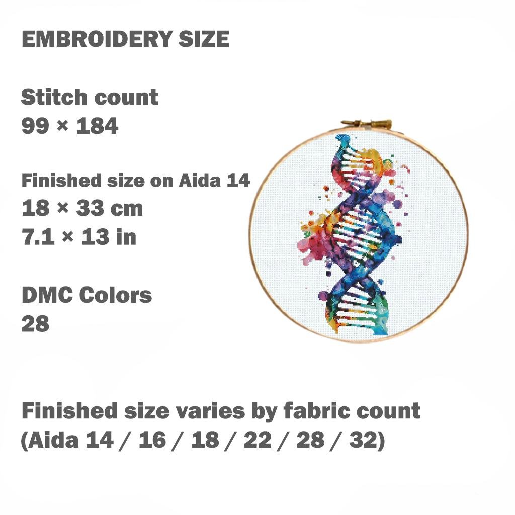 Anatomy Cross Stitch Bundle PDF, Watercolor Skeleton Embroidery Patterns, Gothic Medical Counted Cross Stitch Set, Medical Embroidery Set - NuttyHappyHobby