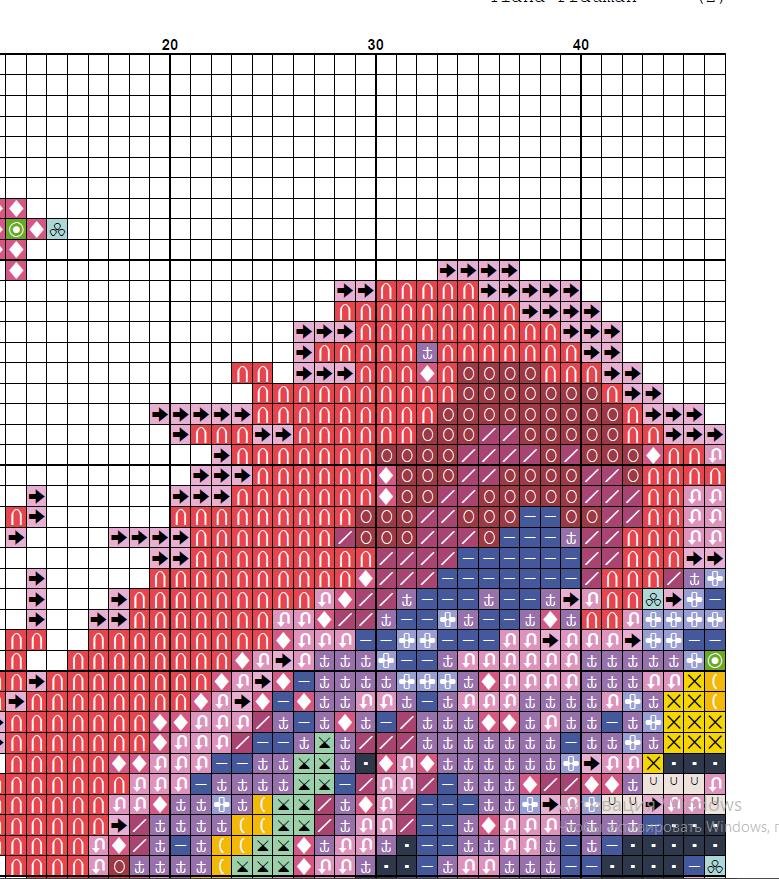Australian Shepherd Cross Stitch Pattern PDF, Colorful Aussie Dog Portrait Embroidery Design, Modern Dog Needlework Chart, Dog Lover Gift - NuttyHappyHobby