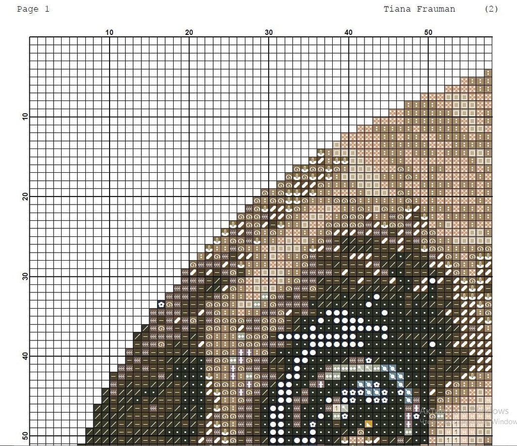 Bear Nose Cross Stitch Pattern PDF, Funny Bear Portrait Embroidery Design, Close Up Animal Face, Realistic Wildlife Cross Stitch, Hoop Art - NuttyHappyHobby