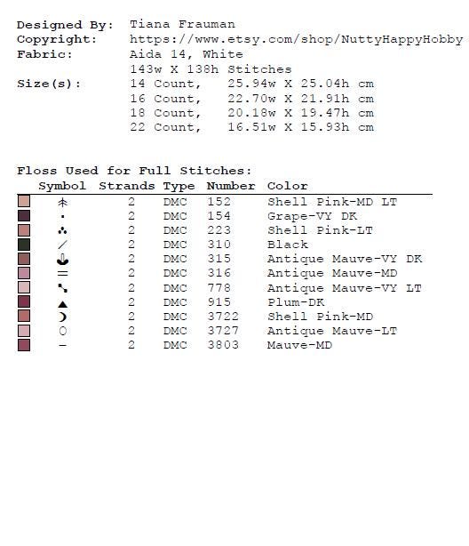 Botanical Cross Stitch Pattern Set PDF, Tulip Rose Leaf Designs, Modern Floral Embroidery Charts, Minimalist Nature Hoop Wall Art, download - NuttyHappyHobby
