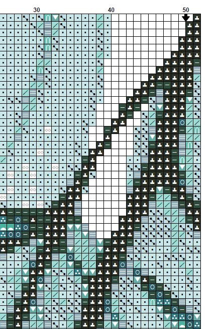 Botanical Leaf Cross Stitch Pattern PDF, Modern Green Leaves Embroidery Chart, Minimalist Nature Hoop Wall Art, Instant Download pdf - NuttyHappyHobby