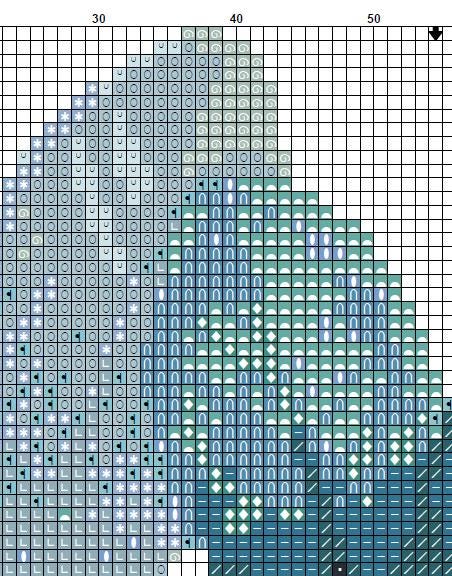 Botanical Leaf Cross Stitch Pattern PDF, Modern Plant Embroidery Design, Green Leaves Cross Stitch Chart, Minimalist Needlework, Download - NuttyHappyHobby