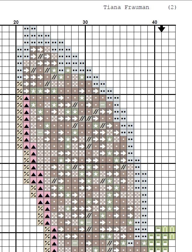 Bunny Cross Stitch Pattern Set PDF, Floral Woodland Rabbit Embroidery Design, Nursery Animal Wall Art, Instant Download Chart - NuttyHappyHobby