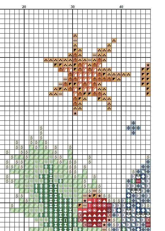 Christmas cross stitch pattern Snowman cross stitch Snow Globe cross stitch Christmas tree ornament Holiday decor Advent calendar embroidery - NuttyHappyHobby