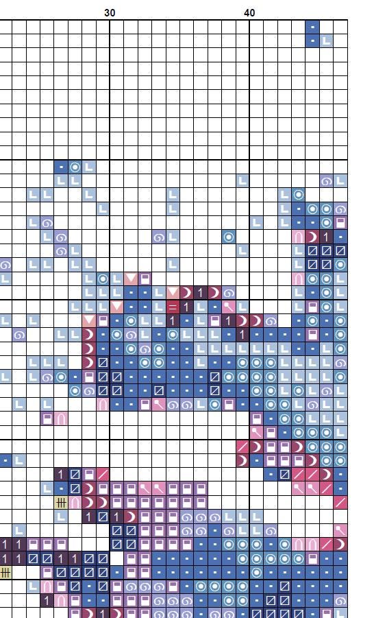 Colorful Anatomical Heart Cross Stitch Pattern PDF, Rainbow Heart Embroidery Chart, Modern Medical Art, Science Wall Decor, Instant Download - NuttyHappyHobby