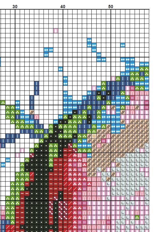 Colorful Skull Cross Stitch Pattern PDF, Rainbow Skeleton Embroidery Chart, Modern Gothic Anatomy Art, Instant Download - NuttyHappyHobby