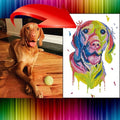 Custom Pet Portrait Cross Stitch Pattern From Photo, Personalized Dog Cat Embroidery Pattern PDF, Pet Photo To Cross Stitch Pattern pdf - NuttyHappyHobby
