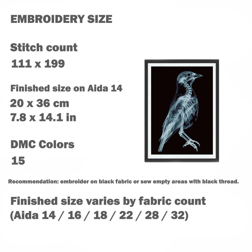 Forest Animal X Ray Cross Stitch Pattern Set PDF, Bird Frog Rabbit Rat Skeleton Anatomy Embroidery Design, Wildlife Science Wall Art Bundle - NuttyHappyHobby