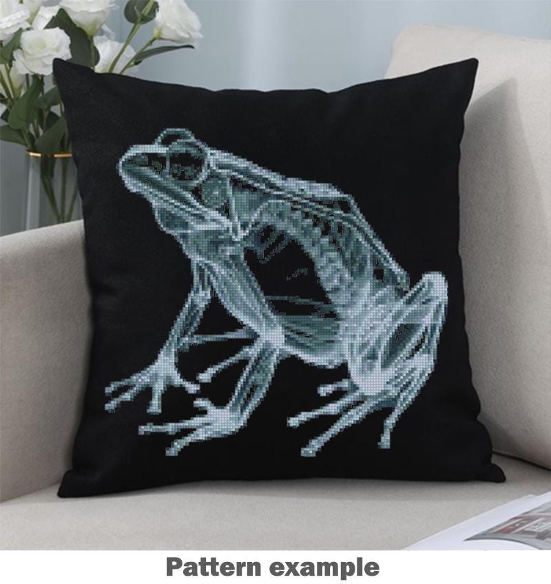 Forest Animal X Ray Cross Stitch Pattern Set PDF, Bird Frog Rabbit Rat Skeleton Anatomy Embroidery Design, Wildlife Science Wall Art Bundle - NuttyHappyHobby