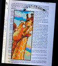 Giraffe Bookmark Cross Stitch Pattern PDF, Cute Giraffe Embroidery Design, Animal Bookmark Pattern, Book Lover Gift, Mini Cross Stitch pdf - NuttyHappyHobby