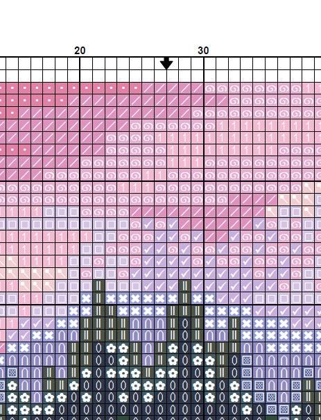Mini Landscape Cross Stitch Pattern PDF, Forest Lake Reflection Embroidery Design, Nature Modern Cross Stitch, Small Hoop Art Digital pdf - NuttyHappyHobby