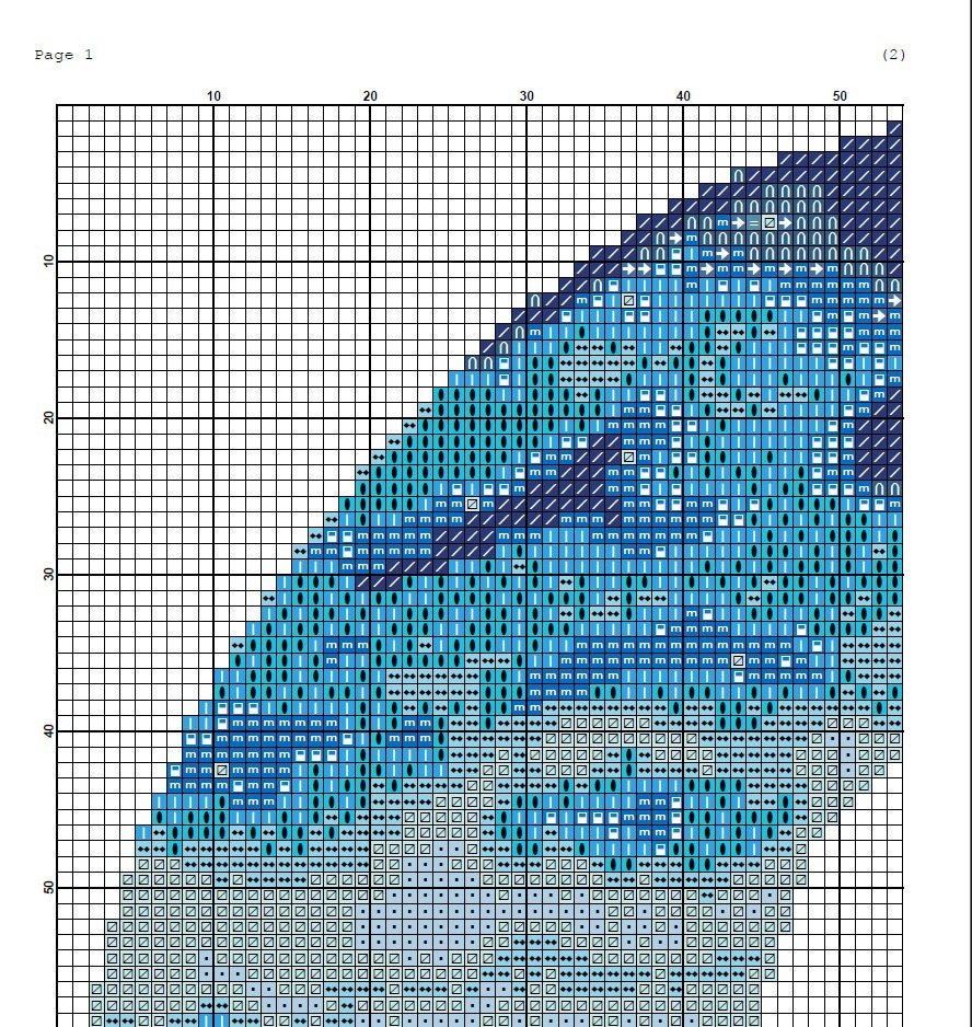 Moon Ocean Cross Stitch Pattern PDF, Butterfly Sea Landscape Embroidery Design, Fantasy Night Ocean Cross Stitch Digital Download PDF - NuttyHappyHobby