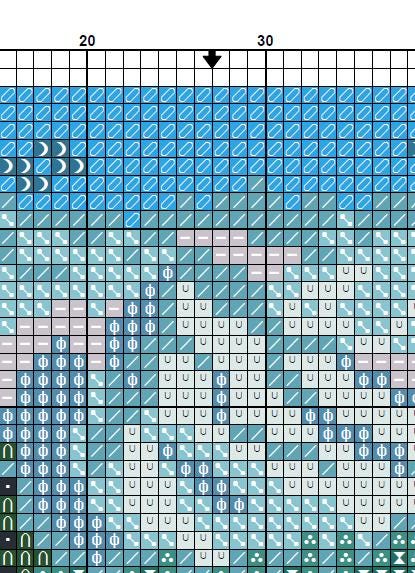 Mountain Landscape Cross Stitch Pattern PDF, Forest Mountains Minimalist Embroidery Design, Nature Modern Cross Stitch Digital Download pdf - NuttyHappyHobby