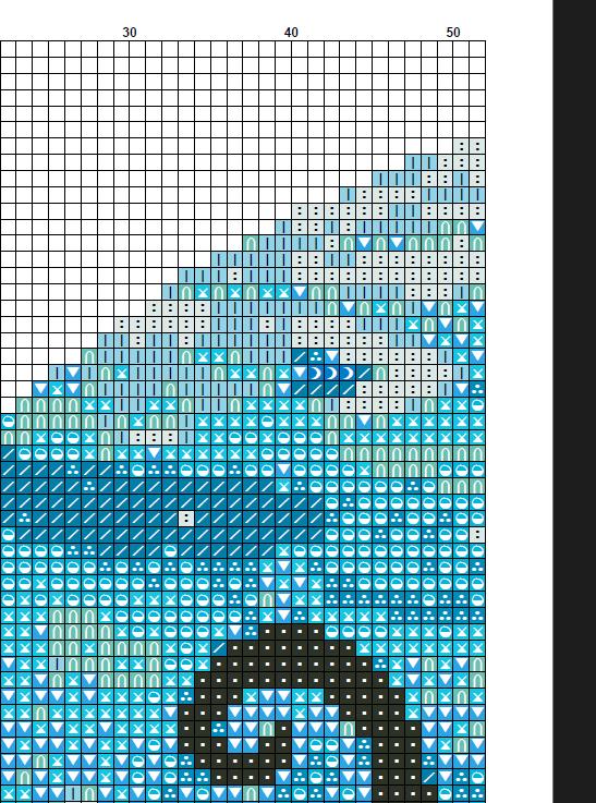 Octopus Cross Stitch Pattern PDF, Ocean Embroidery Pattern, Marine Life Cross Stitch, Underwater Scene Design, Nautical Decor, Download - NuttyHappyHobby