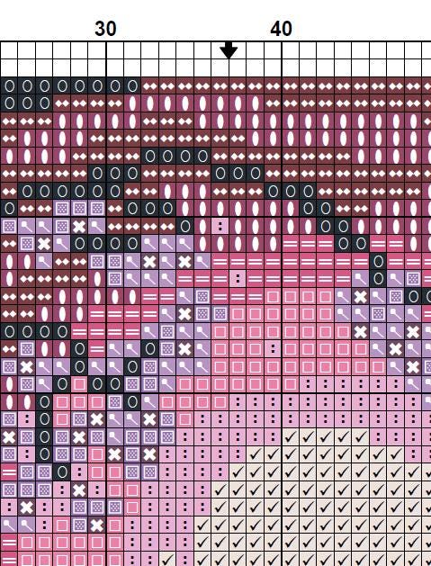 Sakura Moon Cross Stitch Pattern PDF, Pink Cherry Blossom Tree Landscape Embroidery Design,Japanese Style Mini Cross Stitch Digital Download - NuttyHappyHobby